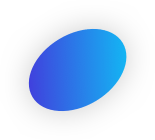 blue oval shape