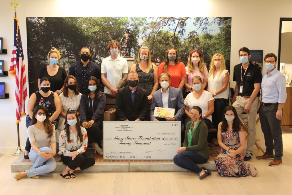 NEMRA Makes Donation to Gary Sinise Foundation