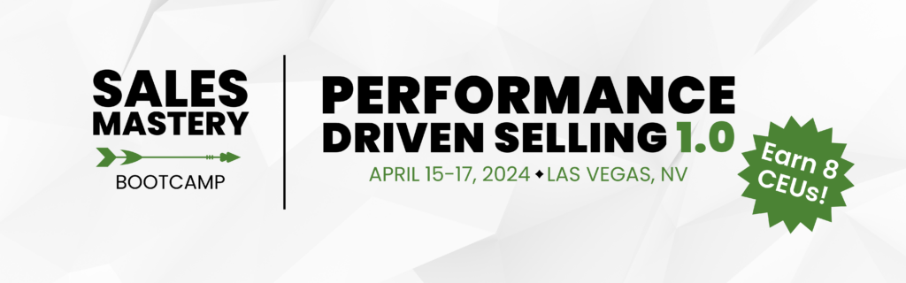 Elevate Your Sales Skills at Performance Driven Selling 1.0 Bootcamp